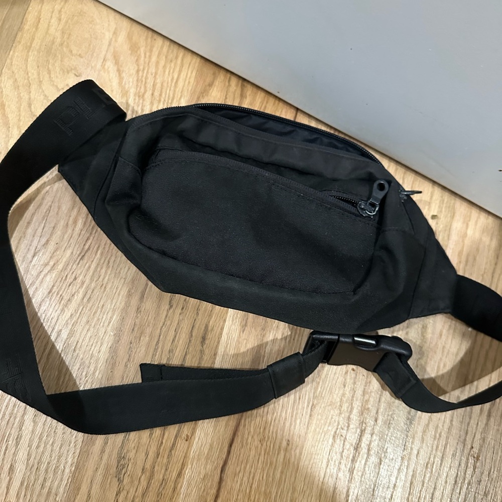 Girlfriend Collective Black Crossbody Bag Minimalist Design